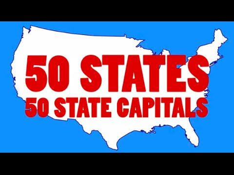 Learn the 50 US State Capitals and 50 State Abbreviations | 50 States Song