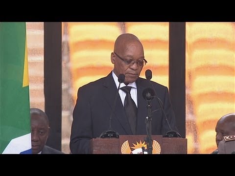 Mandela memorial: President Jacob Zuma booed during speech at FNB Stadium