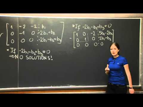 Solving Ax=b | MIT 18.06SC Linear Algebra, Fall 2011