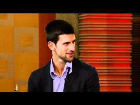 [HD] Novak Djokovic Interview On Live With Regis & Kelly 09-13-2011