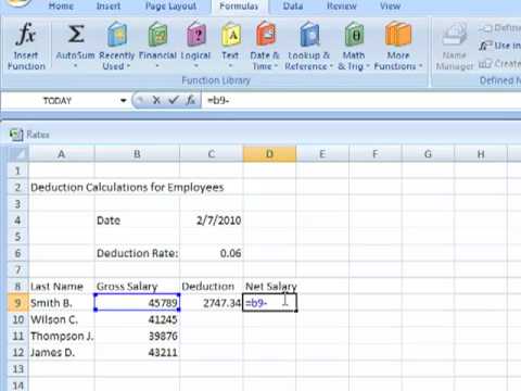 How to Create a Spreadsheet using Excel