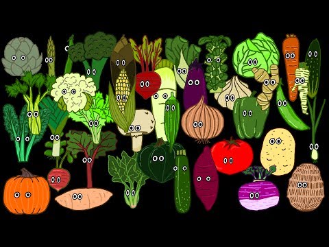 The Kids' Picture Show: Vegetable Song (Fun & Educational Learning Video)