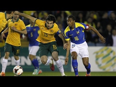 Australia 3-4 Ecuador Amistoso Internacional 2014