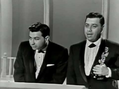 The Sherman Brothers winning the Oscar® for Music Score for 