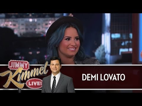 Demi Lovato on Jimmy Kimmel Live PART 1