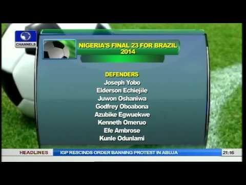 Sports Tonight: Analysts Discuss Nigeria's World Cup Squad Part2