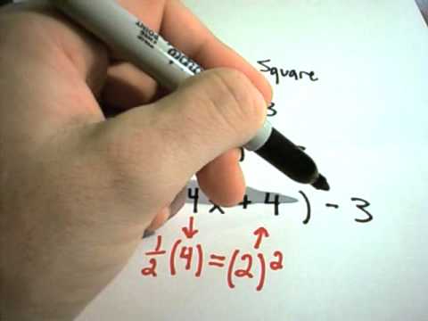 Completing the Square and Vertex Form of Quadratic Equations