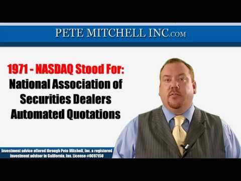 What Does NASDAQ Stand For?