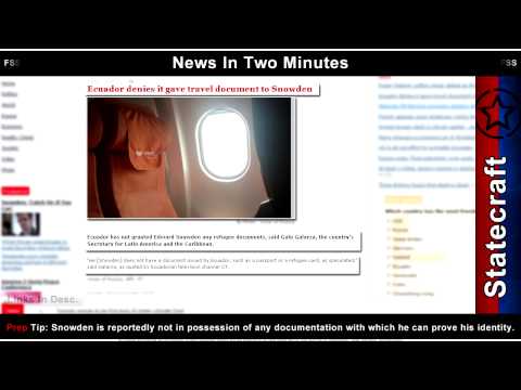 News In Two Minutes - Brazil Police - Riots - Aspirin and Cancer - Snowden - Prepper Survival News