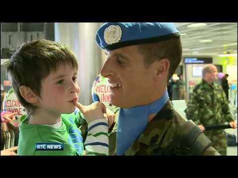 Troops return from Lebanon