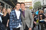 Ansel Elgort , Natt Wolff are seen at the screening of The Fault In Our Stars in London on Tuesday, June 17, 2014.