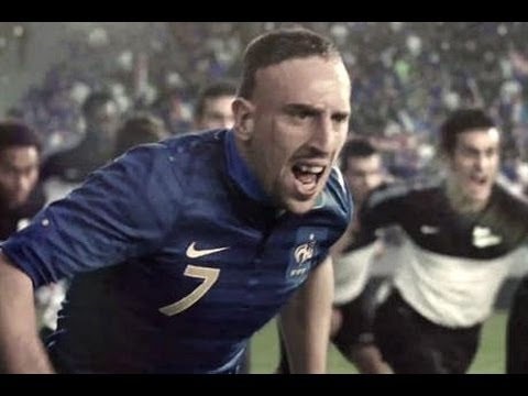 Ronaldo, Neymar, and Ribéry in Nike football commercial/ My time is now