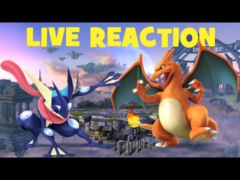 Super Smash Bros. - Charizard and Greninja LIVE REACTION