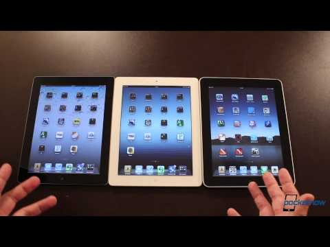 New iPad vs. iPad 2 and Apple's First iPad