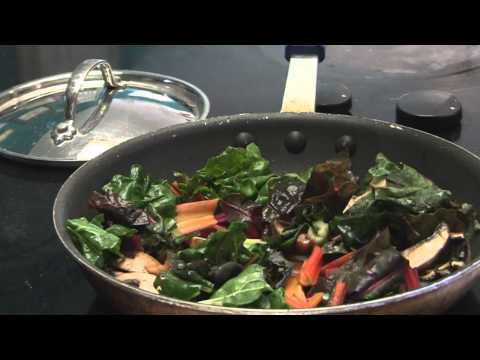 Healthy Cooking 1: Swiss Chard & Mushrooms Recipe: Celina Food Smarty