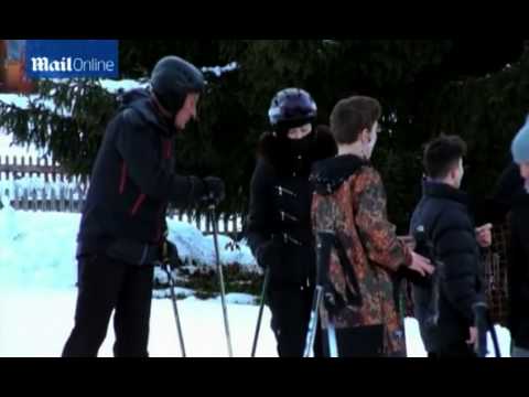 Madonna hits the slopes with kids in Switzerland holiday