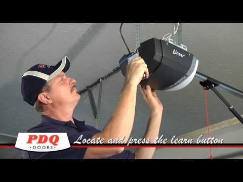 How to Program a Linear and Liftmaster Garage Door Opener.  PDQ Doors Cincinnati Ohio