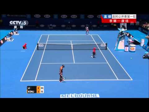 2014 Australian Open Women's R1 Ana Konjuh vs Li Na [HD]