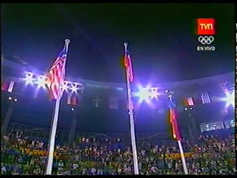 Nicolas Massu - Medalla de Oro ceremonia de premiación Atenas 2004