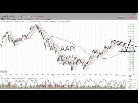 Key levels in Apple (AAPL) (February 26, 2014)