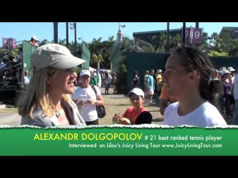 Alexandr Dolgopolov, ranked 21 Tennis ATP @ Sony Ericsson Open 2011