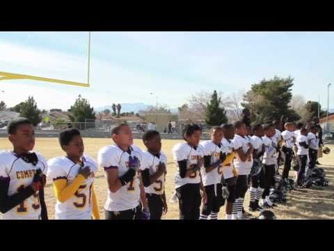 SYFL Clinic Football Teams Compton Vikings vs Las Vegas All Star part 1