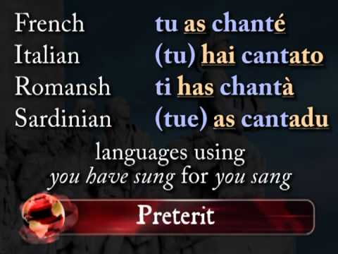 Grammar of Romance - verb tenses in Vulgar Latin & the Romance languages