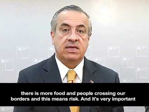 Message from the Ministers of Agriculture and Health of Chile, RIMSA 16