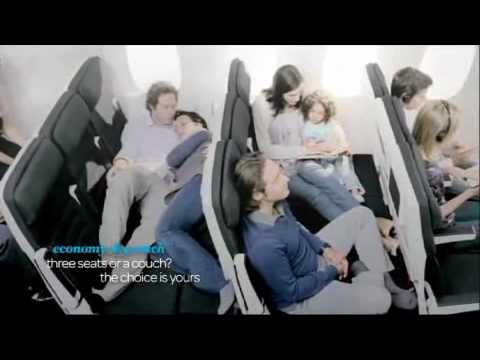 Air NZ unveils new 'Skycouch' economy seats