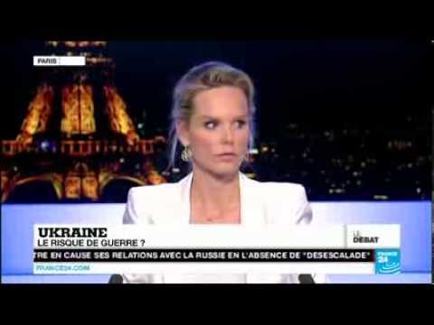 Crise en Ukraine: Le Débat sur France 24 présenté par Vanessa Burggraf.