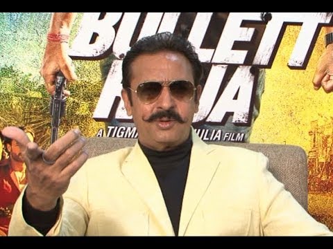 Gulshan Grover gives Interview for Bullet Raja