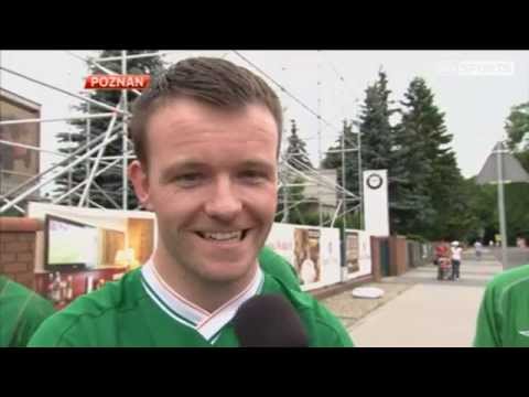 Sky Sports News Short - Irish partying in Poznan (10/6/12)