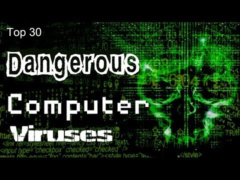 Top 30 Dangerous Computer Viruses