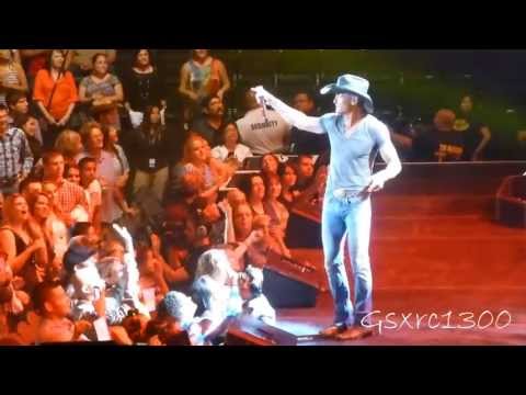 Tim McGraw - Band Intro - Southern Girl (NEW SONG 2013) Live Corpus Christi Tx. 6/22/13 1080p HD