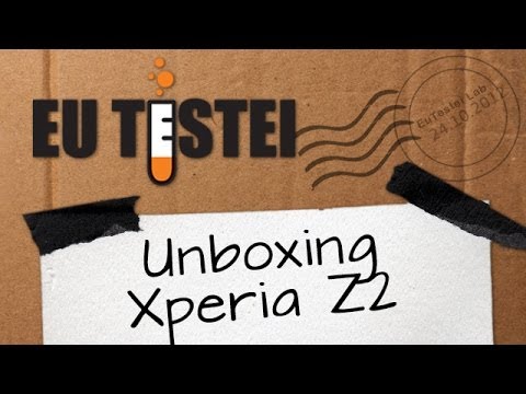 Xperia Z2 D6543 Sony Smartphone - Unboxing Brasil