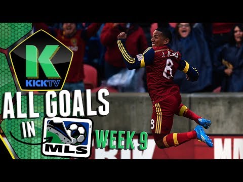 Joao Plata Scores 2 & RSL Remain Undefeated | MLS ALL GOALS 2014, Week 9