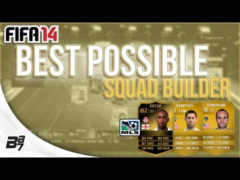 BEST POSSIBLE MLS TEAM! w/ IF DEFOE | FIFA 14 Ultimate Team Squad Builder