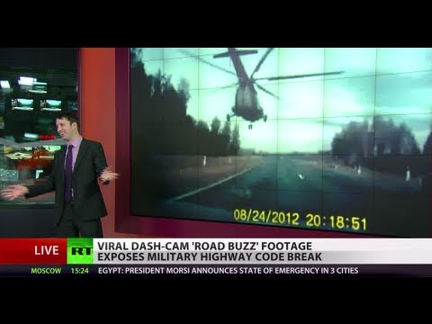 Only in Russia! Tanks & jets buzz dash-cams in viral vid wave