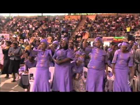 Prophet Victor Kusi Boateng preaching to 30,000 people in CITY SPORTS STADIUM,ZIMBABWE