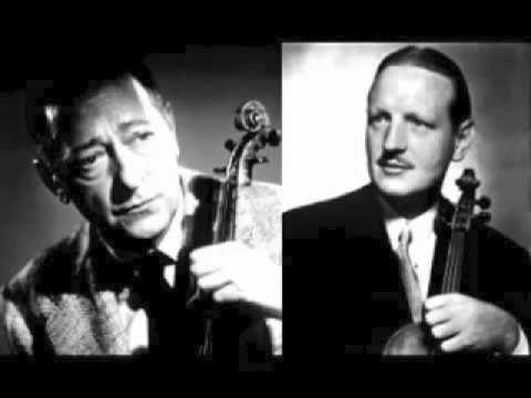 Jascha Heifetz and William Primrose play Arthur Benjamin's Romantic Fantasy