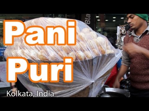 Pani Puri (Puchka) - Hollow Chips Drowned in Flavorful Water!