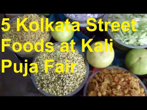 5 Kolkata Street Foods in Kali Puja Fair,Barasat