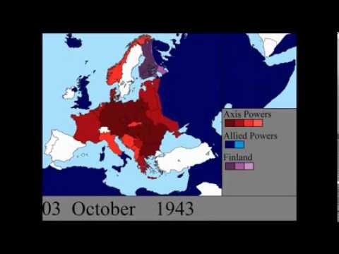 Every Day of World War II in Europe Mapped