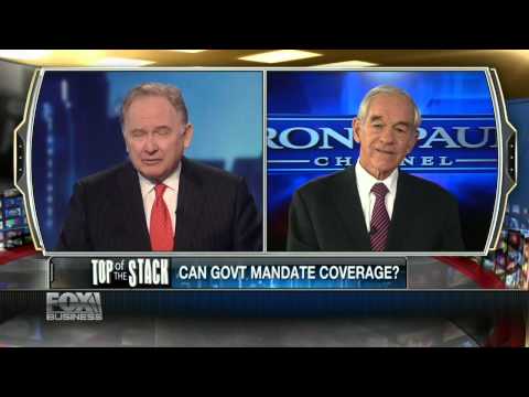 Ron Paul: Obamacare 'A Conspiracy Of Stupidity'