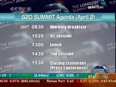 G20 meeting agenda on April 2nd