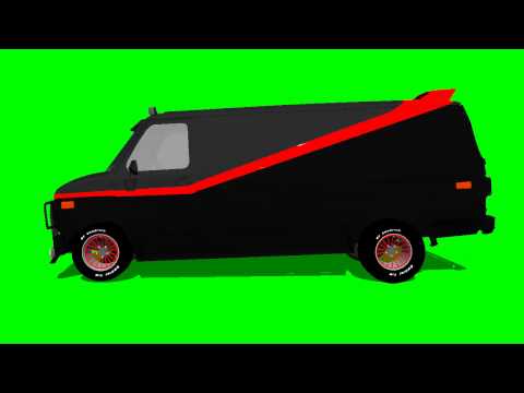 The A-Team Chevrolet G20 - green screen effects