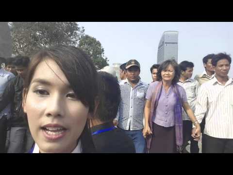 CBN HOT NEWS CBN Reporter Sokkhim report on current situation in Phnom Penh