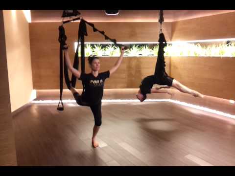 Floating Yoga @ Celebrity Fitness Singapore