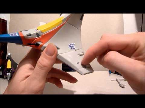 Transformers Impossible Toys TETRA SQUADRON Review ( Starscream , Thundercracker and skywarp )