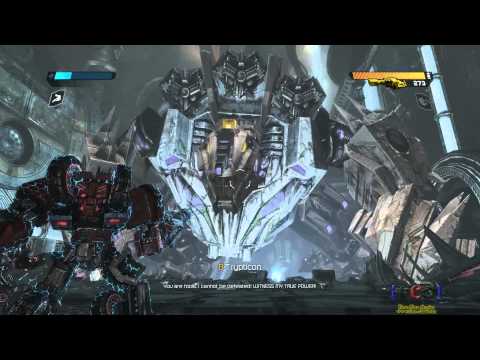 Transformers: War for Cybertron / defeating Trypticon (including Credits) (HD)